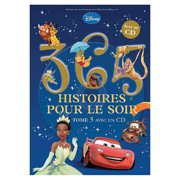 365 Histoires pour le soir Tome 5 avec 1 Cd audio+ Livres + Hachette Jeunesse
