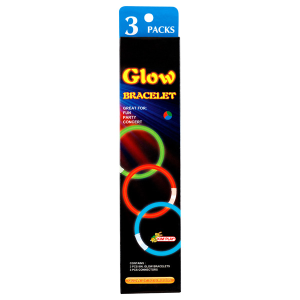 3 bracelets phosphorescents pour 2€
