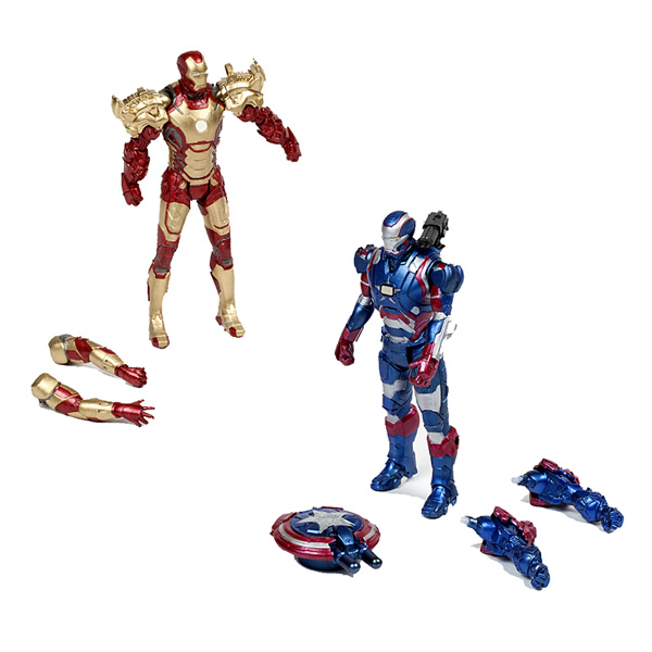Iron Man 3 Figurine Deluxe Assemblers Iron Man MarkV Hasbro : King Jouet,