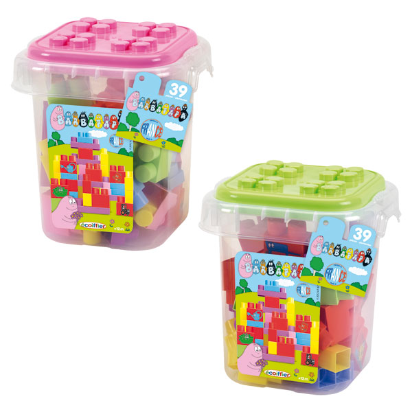 Baril de construction Barbapapa 39 pièces de Ecoiffier