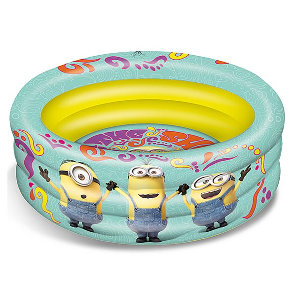 Mondo Les Minions Pack Piscine Enfant, Ø 100 cm + Brassards Offerts pas
