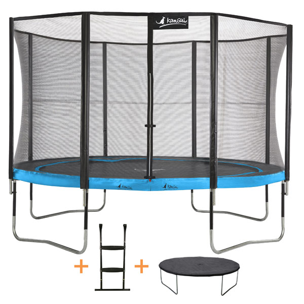 Trampoline Punchi ATOLL 430 avec échelle et couverture de Kangui