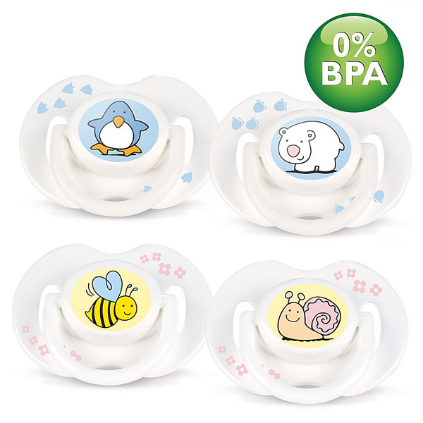 2 Sucettes d�cor�es 0/3 mois+ Les sucettes + Avent