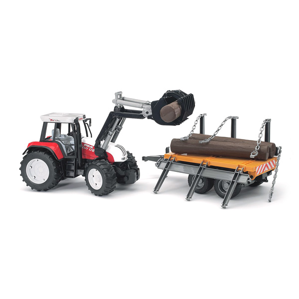 Tracteur Remorque+ Véhicules de chantier et tracteurs + Bruder