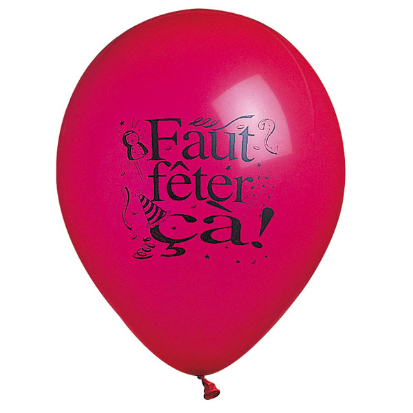 10 ballons faut fêter ça pour 2€