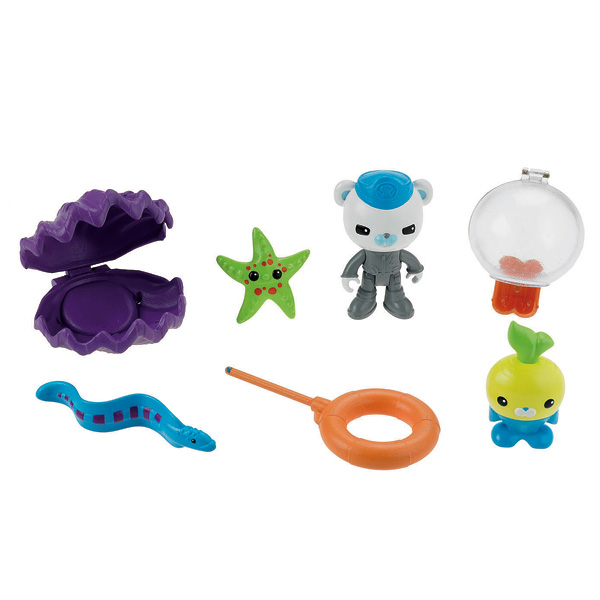Figurines et accessoires Octonauts Barnacles et Tunip de Mattel