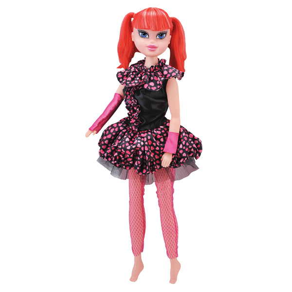 Poupée 90cm Gothique Rose de Logitoys