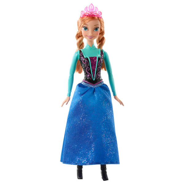 poupee scintillante la reine des neiges anna de mattel
