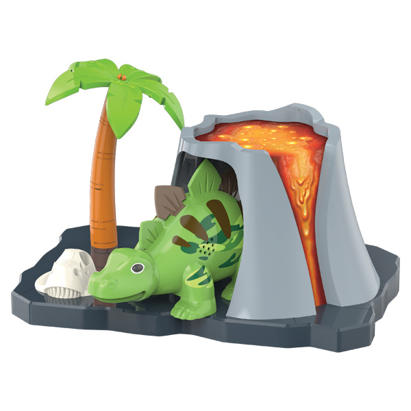 Digidinos Stégosaure avec Volcan de Silverlit