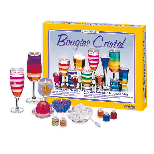 Kit créatif bougies cristal+ Perles, bijoux, parfums & autres + Sentosphere 