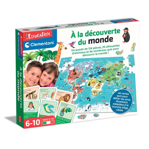 A La D Couverte Du Monde Clementoni King Jouet Puzzles Enfants De