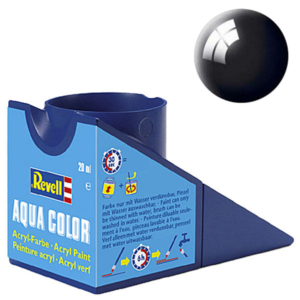 Aqua noir brillant