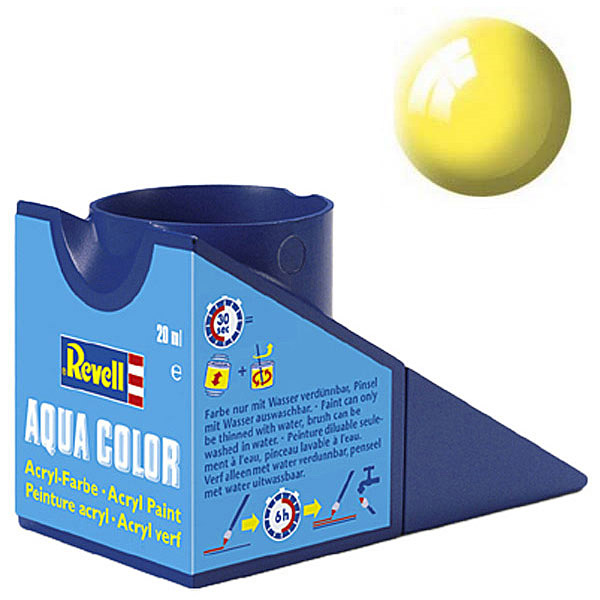 Aqua jaune brillant