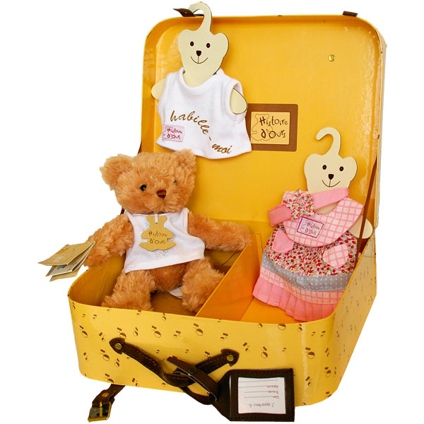 Valise + ours � habiller