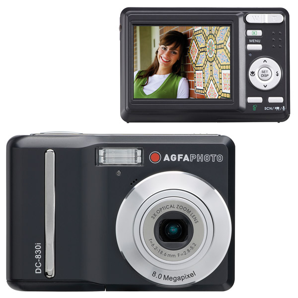Appareil photo num�rique 830S noir+ Audio / Photo +