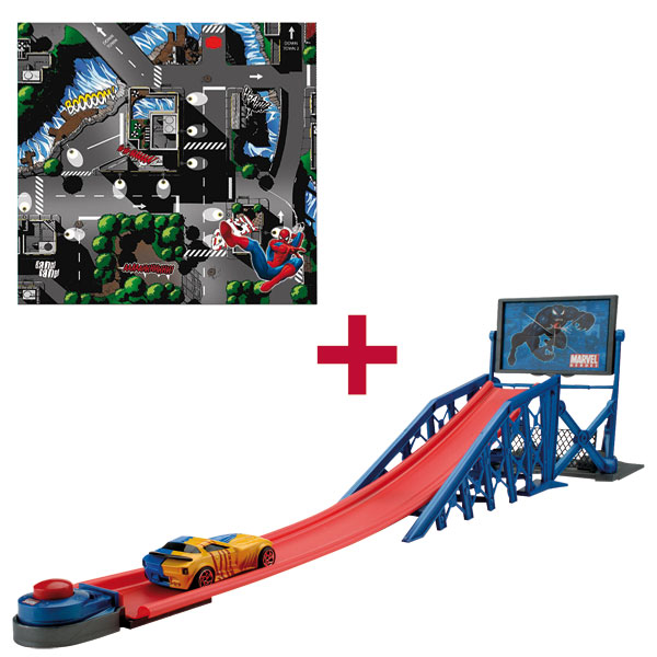 Marvel Heroes Jump + tapis + 5 v�hicules