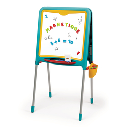 Bureau Modulo Space 2 En 1 Pupitre En Bois A Tableau Ardoise Double Face Magnetique Craie 60 Accessoires Smoby King Jouet Tableaux Ardoises Smoby Jeux Creatifs