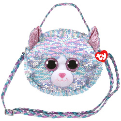 Sac A Bandouliere Peluche Sequins Kiki Le Chat Cm Ty King Jouet Peluches Ty Poupees Peluches