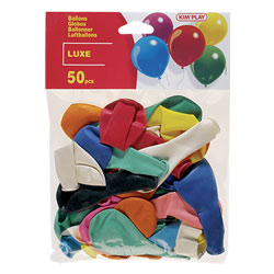 50 ballons de baudruche