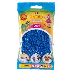 Sachet 1000 perles à repasser bleu foncé