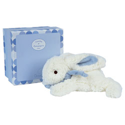 Coffret Lapin Bonbon Bleu 20 cm