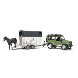 Land Rover et son van BRUDER