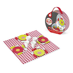 Valisette Ronde Picnic avec 21 Accessoires