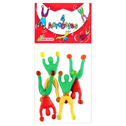 Hommes acrobates x 4