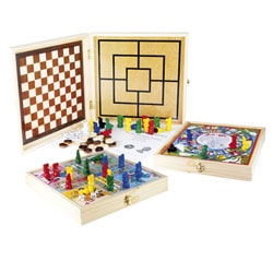 Coffret 100 jeux en bois