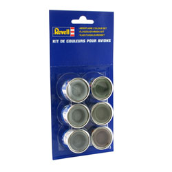 Peinture maquette couleurs avions 6 pots