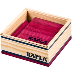 Kapla-40 planchettes couleur prune