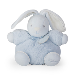 Doudou P'tit Lapin Bleu 18 cm Perle