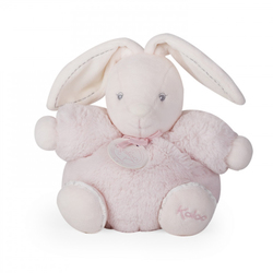 Doudou P'tit Lapin rose 18 cm Perle