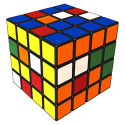 Rubik's cube 4 x 4  Advanced rotation 