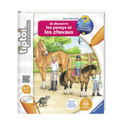 Tiptoi livre interactif poney chevaux