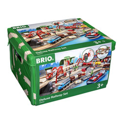 Brio 33052-Circuit chemin de fer deluxe 87 pièces
