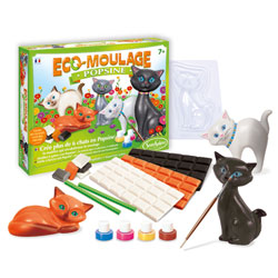 Coffret Eco moulage Popsine les chats et chatons