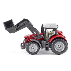 Tracteur Massey Fergusson avec chargeur frontal