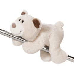Peluche magnétique Ours Brun 12 cm