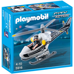 5916 - Playmobil City Action - Hélicoptère Monoplace de Police