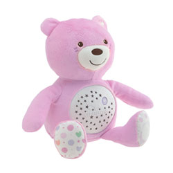 Ourson Projecteur Baby Bear Rose