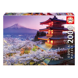 Puzzle 2000 pièces Mont Fuji Japon