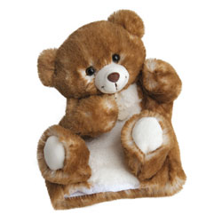 Peluche douce marionnette ours