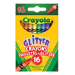 Crayons de cire pailletés