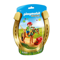 6968-Poney à décorer fleur - Playmobil Country