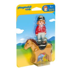 6973 - Cavalière avec cheval  - Playmobil 1.2.3