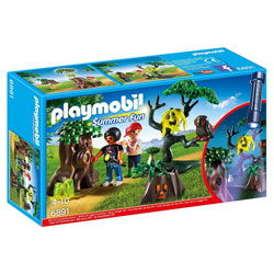 6891-Enfants avec végétation et lampe torche - Playmobil Summer Fun