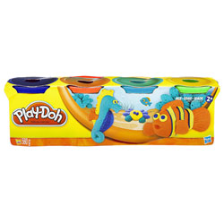 Pâte à modeler 4 pots couleur Poisson de Play-Doh