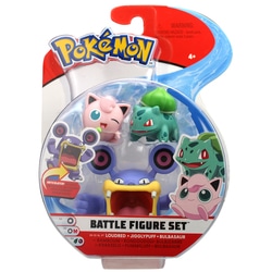 Figurines Pokémon Ramboum Rondoudou et bulbizarre