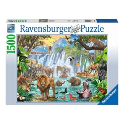 Puzzle 1500 pièces - Cascade dans la jungle